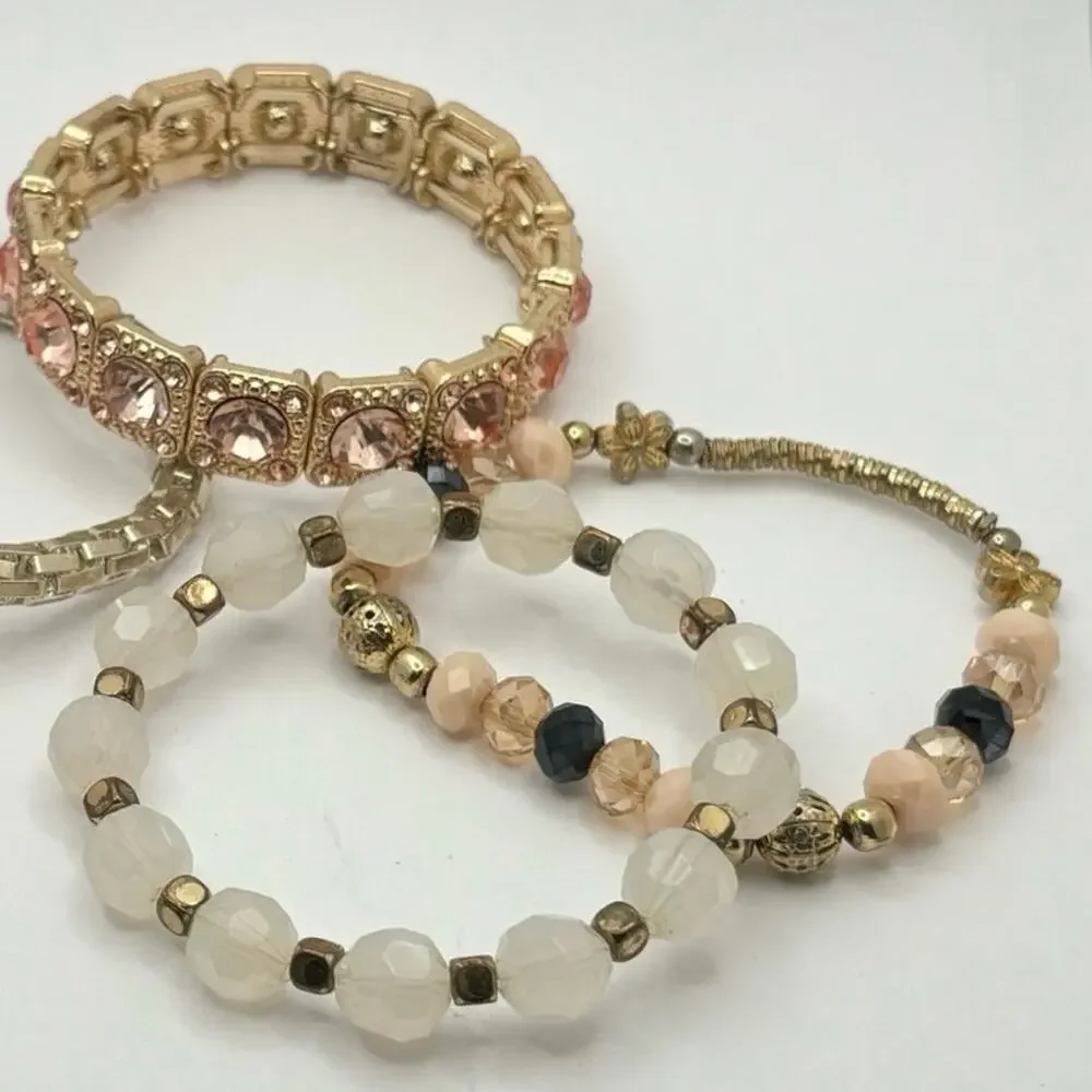 Pink & Silver Hello Kitty Bracelet Bundle